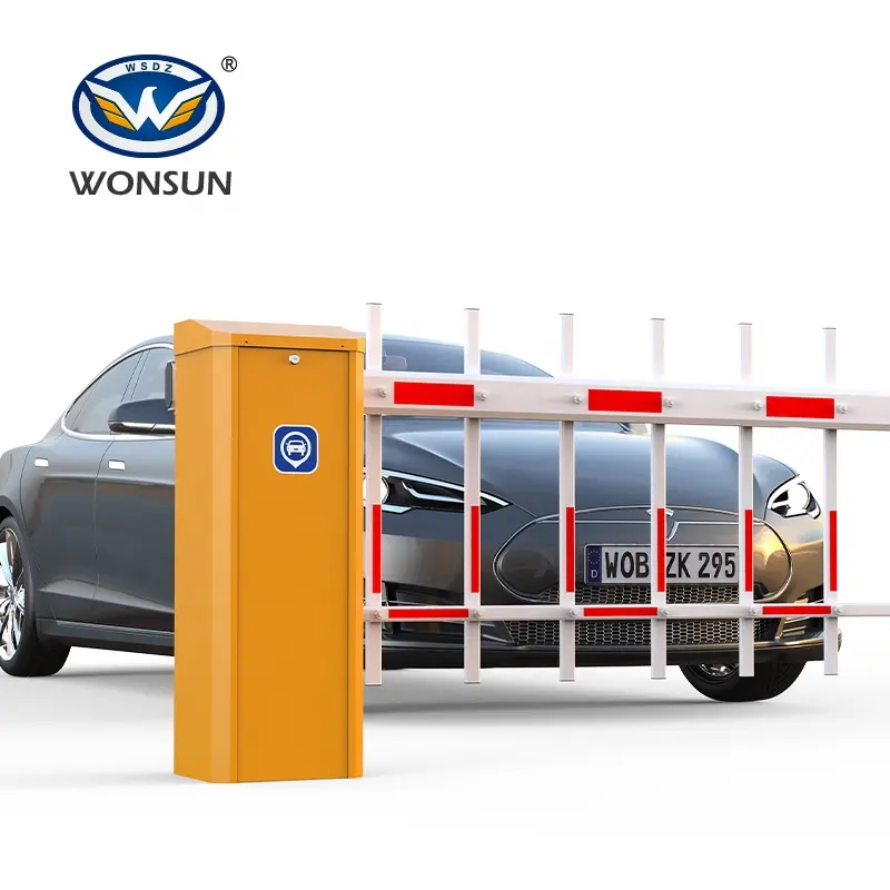 CE DC 24V Car Parking Management Barrier Gate Price Automatic Boom Barrier Factory Direct Selling