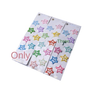 कोरियन प्यारा कैंडी रंग ड्रिप तेल पांच-नुकीले स्टार हेयरपिन 5 सेमी मेटल बी क्लिप स्वीट ऑल मैच गर्ल बैंग्स - Product Image 5