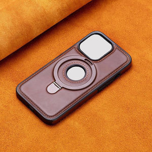 GSCASE Anneau magnétique Couverture arrière en <span class=keywords><strong>cuir</strong></span> Pu Etuis de téléphone portable Accessoire pour <span class=keywords><strong>iphone</strong></span> 15 <span class=keywords><strong>Pro</strong></span> <span class=keywords><strong>Max</strong></span> 16 13 <span class=keywords><strong>12</strong></span> 11 Xr 14 - Product Image 4