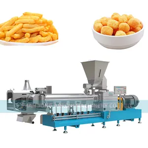 Puff Snacks Making Machine and Cheese Ball Puff Snacks Food Making Extrusion Machinery Equipment,Various capacity