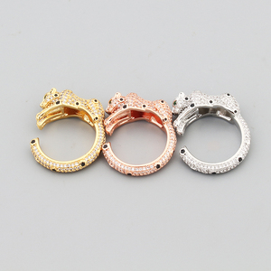 Commercio all'ingrosso delle donne del nuovo arrivo set di gioielli di moda della ragazza zircone cubico gioielli <span class=keywords><strong>argento</strong></span> oro <span class=keywords><strong>bracciale</strong></span> e anello - Product Image 6