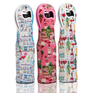 Переносная сумка-холодильник для бутылки шампанского из неопрена с носиком для транспортировки и хранения - Product Image 6