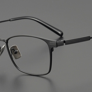 Gafas de Sol Matsushima <span class=keywords><strong>Masaki</strong></span> Personality Hinge 151, Montura Grande de Titanio Puro, Estilo Vintage, Diseño Geométrico para Hombre - Product Image 4