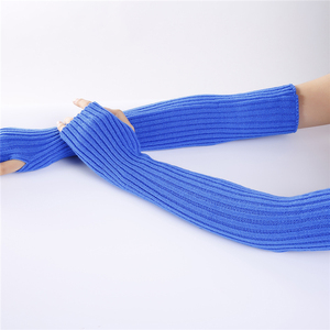 Gants chauffe-bras en tricot sans doigts pour femmes, accessoires d'<span class=keywords><strong>hiver</strong></span>, vente en gros, - Product Image 6