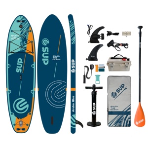 Planche à pagaie électrique gonflable <span class=keywords><strong>E</strong></span> <span class=keywords><strong>SUP</strong></span> Wholesale 11 pieds <span class=keywords><strong>6</strong></span> pouces avec aileron électrique, en PVC/EVA Drop Stitch vert, pour lacs et rivières - Product Image 1