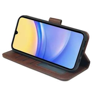 Téléphone Stand Titulaire De La Carte Portefeuille <span class=keywords><strong>Flip</strong></span> Étui En Cuir pour <span class=keywords><strong>Samsung</strong></span> Galaxy A17 A36 A07 A06 A06 A26 A56 A36 A05 A35 - Product Image 2