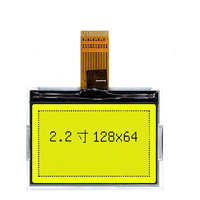 Módulo de Pantalla WINSTAR WG12864A STN LCD12864, Matriz de Puntos de Caracteres Estándar, Interfaz I2C, Retroiluminación LED, 128x64, 5V/3.3V Pasivo