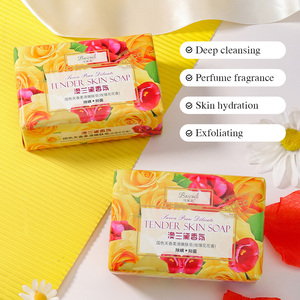 Jabón Sólido Orgánico al por Mayor con Fragancia de Rosas 200G Hecho a Mano Limpieza Suave y Delicada Blanqueador Equilibrado en pH Base de Jabón para Baño y Cuidado de la Piel - Product Image 4