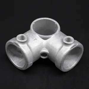Cheap wholesale Aluminium Key Clamp Pipe Fittings 4-Way with Casting Technics
