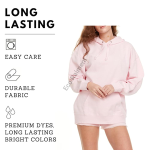 Sudadera con Capucha Personalizada con Logotipo Impreso en la Parte Delantera, Informal, de Invierno y Otoño, Tejida, Cortavientos, OEM, Algodón Grueso, para Mujer, con Capucha, Manga Larga - Product Image 2