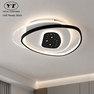 Modern Dimmable <b>Led</b> Ceiling <b>Light</b> With Remote Tri Color Acrylic Iron <b>For</b> Bedroom Living <b>Room</b> Home Decor Surface Mount - Product Image 1