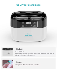 Nettoyeur à ultrasons numérique Skymen ODM 750 ml, dégazage, <span class=keywords><strong>nettoyage</strong></span> des outils à ultrasons pour les outils de coiffure, les outils de soin des pieds - Product Image 3