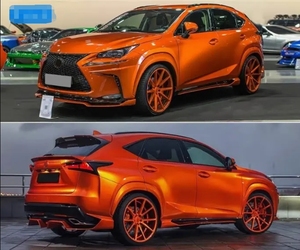 Runde Upgrade ART Auto Part para <span class=keywords><strong>Lexus</strong></span> <span class=keywords><strong>NX</strong></span> 15-17 Kit de carrocería de alta calidad alerón delantero difusor trasero rueda ceja Material ABS - Product Image 2