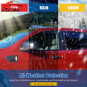 Déflecteurs de vitres pour Ford Ranger 19-23 T8 Crew Cab, protection contre la pluie intégrée au cadre - Product Image 6