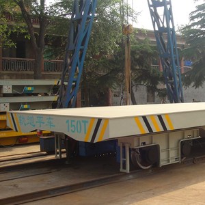 รถเข็นขนย้ายคอยล์ขับเคลื่อนราง30ตันแบบกำหนดเองพร้อมจี้ปุ่มกด - Product Image 2