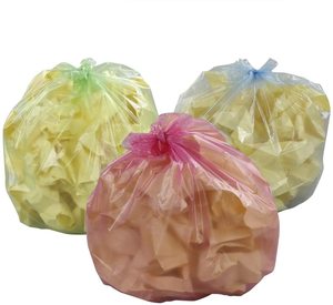 Sac poubelle en plastique robuste, coloré, durable et personnalisé pour la maison - Product Image 3