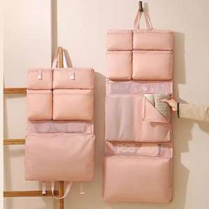 Sac de rangement pour bagages multi-poches, grande capacité, sacs à main suspendus pour voyage, pochette pour vêtements - Product Image 5