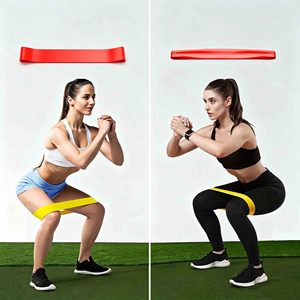 LEECORK Set di 5 Fasce Elastiche Professionali in Lattice per Pilates, Fisioterapia e Yoga - Ecologiche - Product Image 6