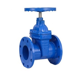 ประตูน้ำเหล็กดัดแบบมีหน้าแปลน DN100 PN16 พร้อมก้านแบบยืดหยุ่นและซีลนุ่ม - Product Image 3