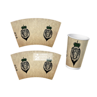 Style parfait force durabilité 210-350gsm Pe revêtement Kraft artisanat papier tasse ventilateur matières premières