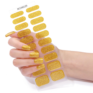 Venta al por Mayor, Gran Oferta, en Existencia, 20 Piezas de Adhesivos <span class=keywords><strong>para</strong></span> <span class=keywords><strong>Uñas</strong></span> de Gel UV Semi-curados, Punta Francesa, Ecológicos, No Tóxicos, Endurecen con Lámpara UV - Product Image 5