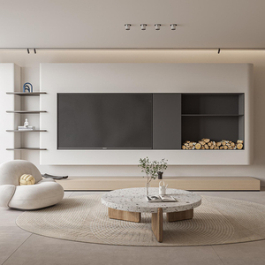 Muebles modernos de lujo para el hogar, el último diseño, soporte de <span class=keywords><strong>TV</strong></span> inteligente para sala de estar con barra de luz integrada, elegante <span class=keywords><strong>mueble</strong></span> de <span class=keywords><strong>TV</strong></span> integrado - Product Image 2