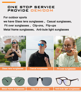 <span class=keywords><strong>Gafas</strong></span> de sol polarizadas transparentes UV400 con <span class=keywords><strong>gafas</strong></span> de ciclismo antiarañazos <span class=keywords><strong>para</strong></span> correr, cómodas <span class=keywords><strong>gafas</strong></span> de sol rectangulares con logotipo personalizado - Product Image 6