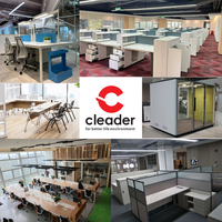Módulos de Oficina Modulares, Conjunto de Múltiples Módulos para Espacios de Trabajo Colaborativos y Soluciones de Privacidad para Oficinas de Gran Escala