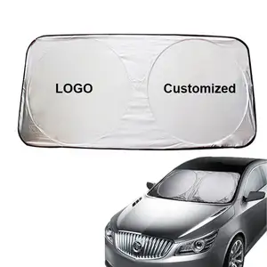 Best Sell Custom Foldable Front Windshield Car Sun Shade for UV Rays and Sun Heat Protection Car Sunshade