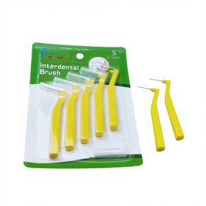 Brosses interdentaires manuelles Denxy, type L, poils doux en nylon <span class=keywords><strong>Dupont</strong></span>, manche en plastique, pour espaces étroits, soin buccal - Product Image 1