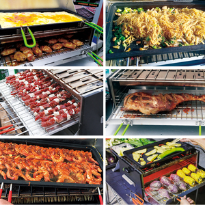 Horno de barbacoa de aluminio de fabricante <span class=keywords><strong>profesional</strong></span>, caja para quemar/hornear sin humo, estufa de Gas para acampar de bajo precio, butano, propano licuado - Product Image 2