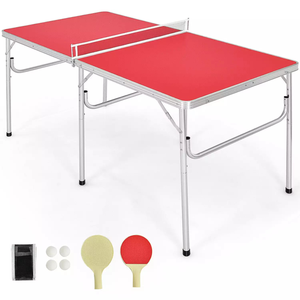 Équipement d'entraînement en plein air familial de haute qualité 60 pouces Table pliante de tennis de <span class=keywords><strong>ping</strong></span>-<span class=keywords><strong>pong</strong></span> portable étanche avec accessoires - Product Image 6