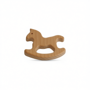 Accessorio in legno a forma di cavallo Ilan 70x70mm per artigianato e decorazioni - Product Image 2