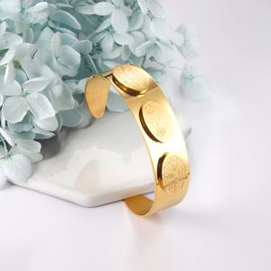 Brazalete de Moda Dorado para Mujer, Joyería de Acero Inoxidable Chapado en Oro, Precio al por Mayor - Product Image 5