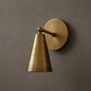 Brushed Brass <b>Wall</b> Lamp Swing Arm <b>Sconce</b> Metal Shade Adjustable <b>Wall</b> Mounted <b>Light</b> for Living Room Bedroom - Product Image 3