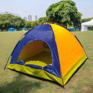 Rüzgar vadisi 2-3 adam Dome tek katmanlı Fiber cam kolay kurulum kamp çadırı - Product Image 4