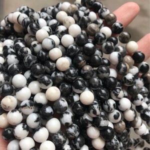 Cuentas Redondas de <span class=keywords><strong>Jaspe</strong></span> Zebra Natural, Piedras Preciosas Sueltas, Venta al Por Mayor Directa de Fábrica para la Fabricación de Joyería y Pulseras DIY. Color: # 5 - Product Image 5