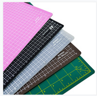 Alfombrilla de Corte Manual de PVC A1 de 3 Capas, Autoregenerable, Antideslizante, para Plotter, de Doble Cara, para Manualidades, 90x60cm