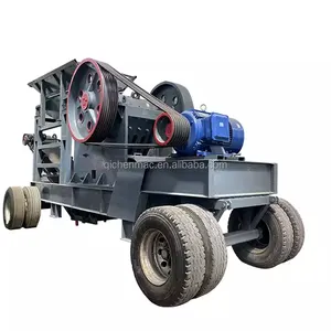China Lage Kosten Goud Mijnbouw Mobiele Kleine Rots Kaak Crushers Draagbare Steen Crusher Machine Prijs Te Koop