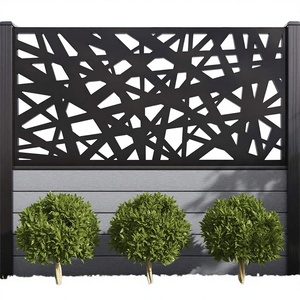Cercas de WPC OEM y ODM de 6 pies con marco de metal, impermeables, ecológicas y de fácil instalación para exteriores. - Product Image 2
