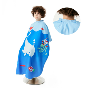 Wholesale Custom Logo Salon Waterproof 100% Polyester Patterned Hair Cutting <strong>Barber</strong> <strong>Cape</strong> for Boys Girls Kids and Children189A - Product Image 5