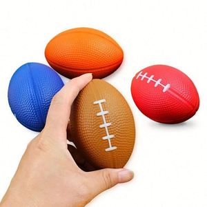 Pelotas Antiestrés Deportivas Pequeñas Personalizadas con Rayas de Colores, Fáciles de Agarrar, Suaves, Mini Balones de Fútbol de Espuma PU para Entrenamiento de Velocidad y Salto - Product Image 3