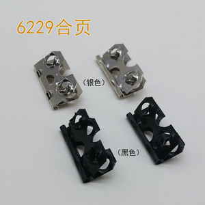 6229 Hinge Stainless Steel <b>Black</b> And Silver <b>Picture</b> <b>Frame</b> Support Hardware Connector - Product Image 1