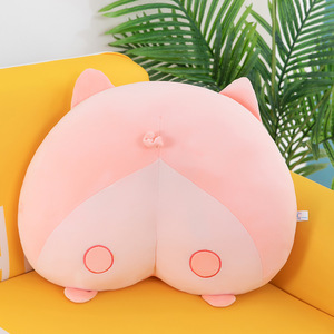 Custom LOGO Cat Pig <strong>Corgi</strong> Butt Pillow Soft Toy Small Big Size <strong>Plush</strong> Pillow Stuffed Toy