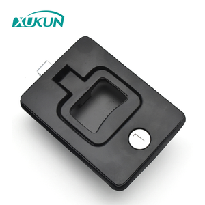 XK117 Black <strong>Panel</strong> Steel Zinc Die-Casting Housing Powder Coated Car Bus Luggage Storehouse Safety Recessed <strong>Door</strong> Paddle Lock <strong>Latch</strong> - Product Image 4