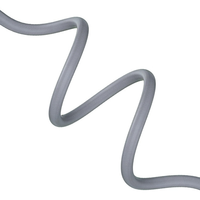 Câble de charge en alliage de zinc épaissi en silicone PD27W avec lumières colorées, câble de charge rapide résistant aux plis, pour iPhone 6-14