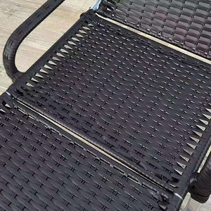 Kit d'extérieur 2 chaises longues inclinables en alliage d'aluminium, chaise de plage (<span class=keywords><strong>noir</strong></span>) - Product Image 5