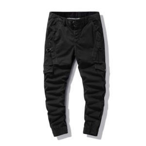 2022 pantaloni <span class=keywords><strong>Cargo</strong></span> da uomo elasticizzati pantaloni Casual Multi-funzionale Multi-tasche da uomo lavoro Street Wear - Product Image 3