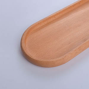 Bandeja de Madera Ovalada de 34 x 14 cm, de Calidad Excepcional, Ideal para Servir en Cafeterías y Hogares - Product Image 3