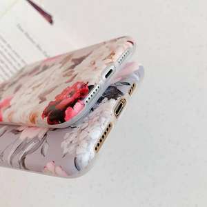 Marmo di Caso Per il iphone 12 11 Pro Max Della Copertura Posteriore Per <span class=keywords><strong>Samsung</strong></span> Galaxy <span class=keywords><strong>M21</strong></span> M30S A51 A71 Telefono Coque molle IMD Silicone Fiore Foglia - Product Image 6